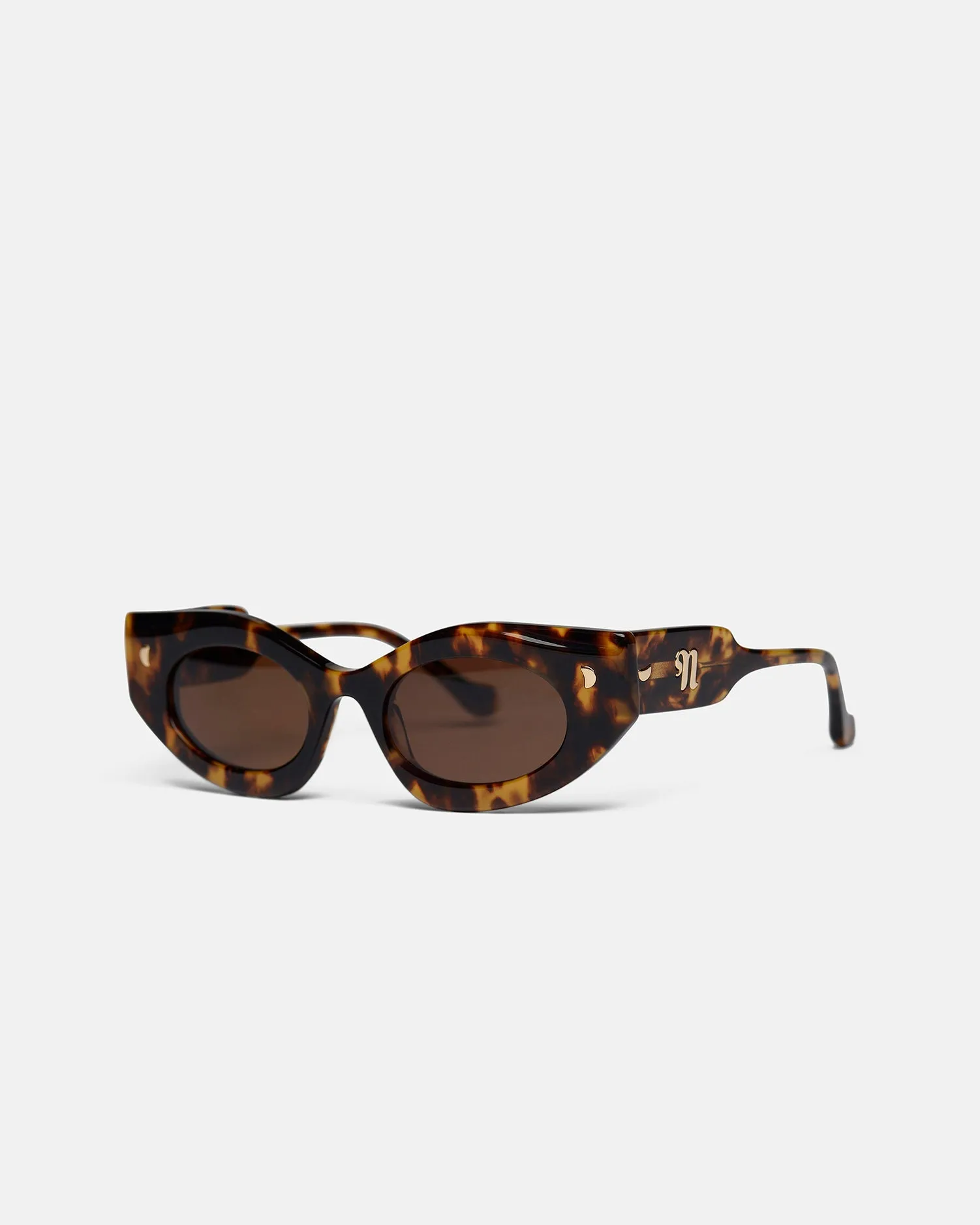 Leonie - Bio-Plastic Sunglasses - Dark Amber