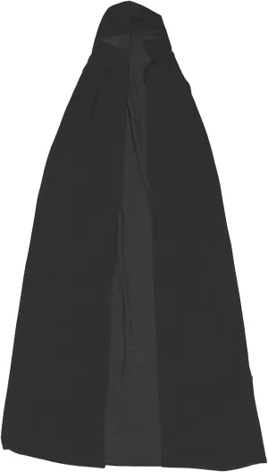 LIFKOME Hooded Cloak 170cm Black Halloween Party Dress-up Comfortable Material for Cosplay and Photos