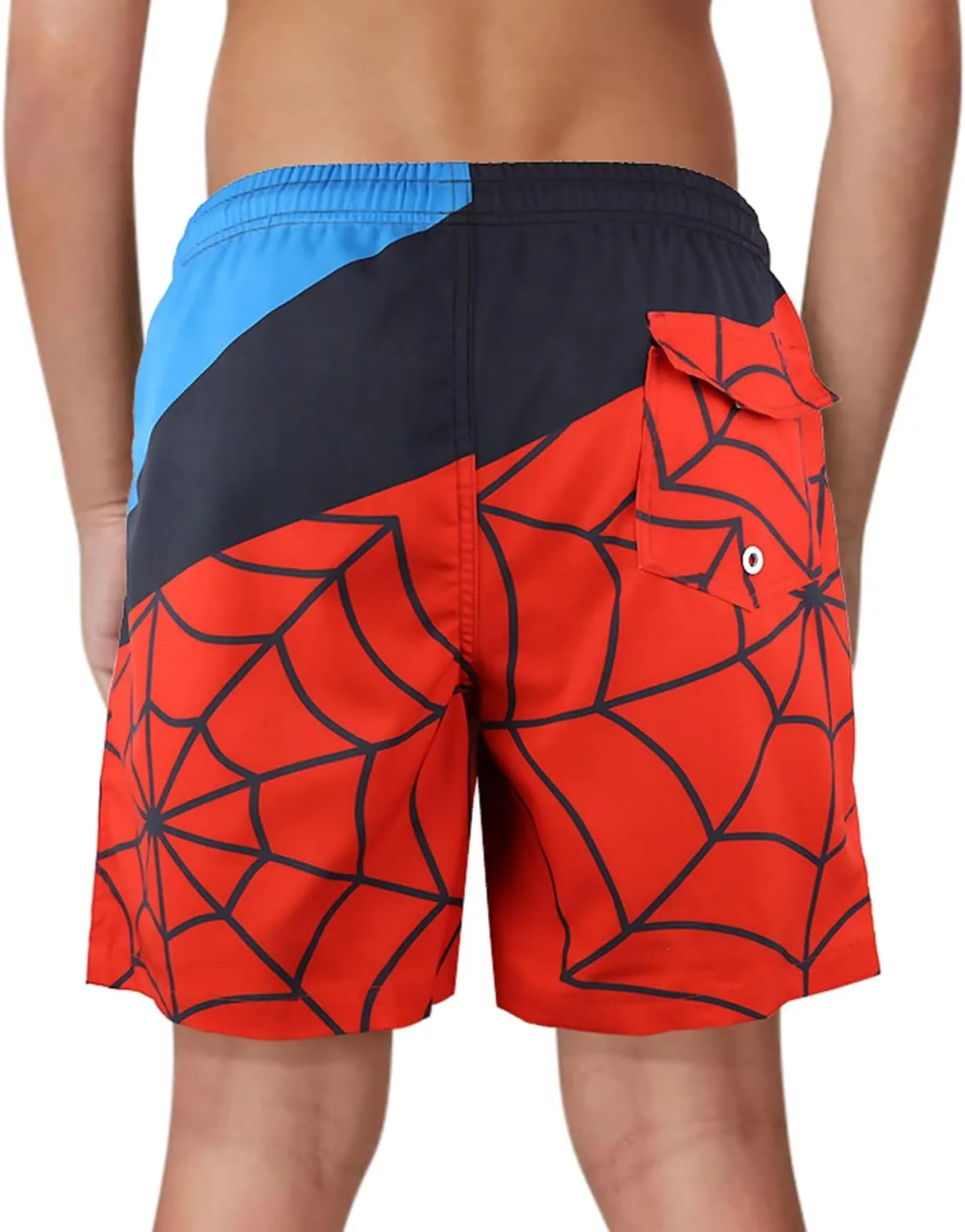 LUCOWEE Boys Swim Trunks with Compression Liner Comfortable Anti-Chafe Swimming Shorts Stretchy UPF Quick Dry Size 3T-20