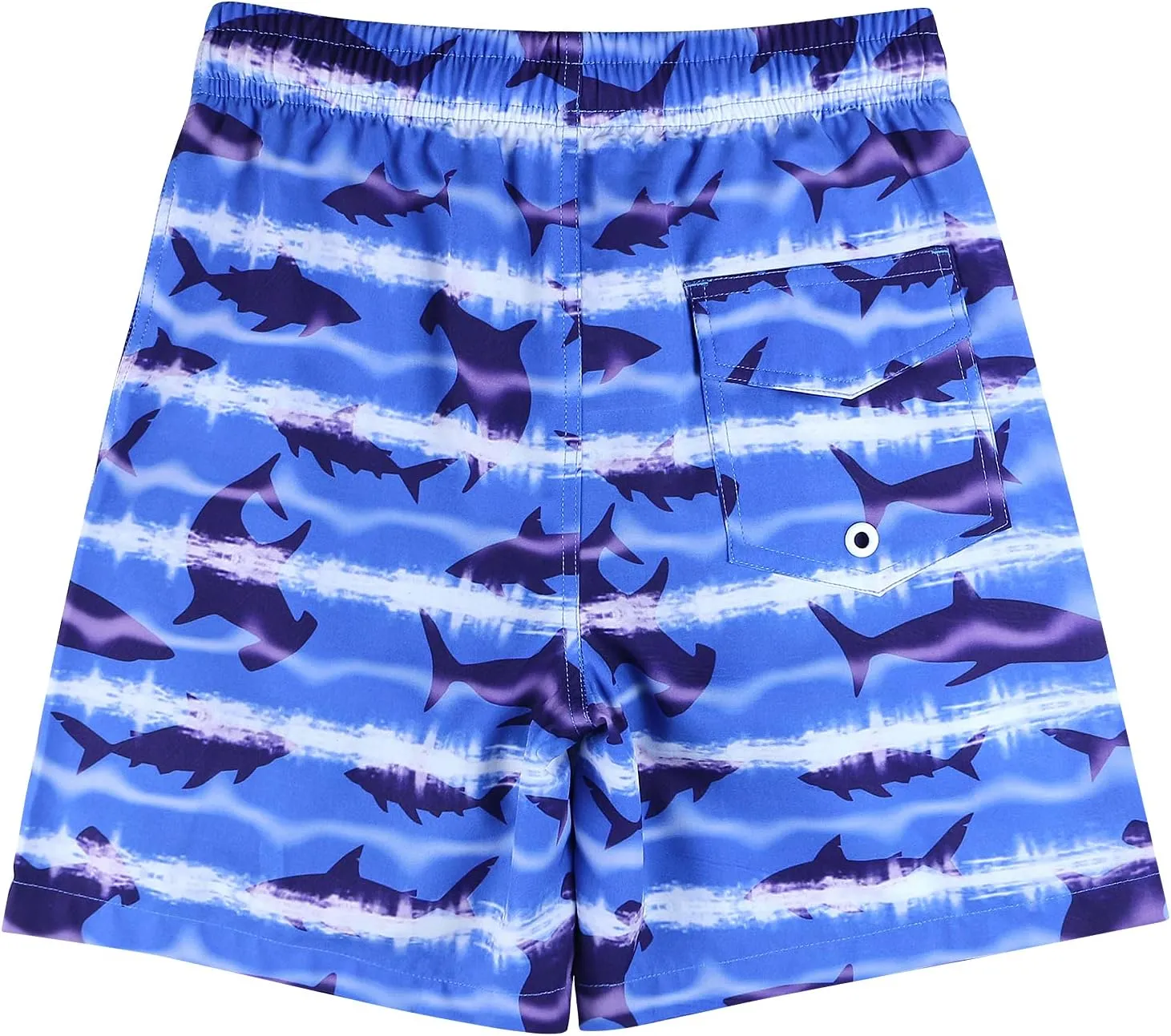 LUCOWEE Boys Swim Trunks with Compression Liner Comfortable Anti-Chafe Swimming Shorts Stretchy UPF Quick Dry Size 3T-20
