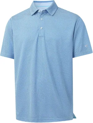 M MAELREG Golf Shirts for Men Moisture Wicking Jacquard Breathable Performance Dry Fit Collared Mens Polo Shirts Short Sleeve