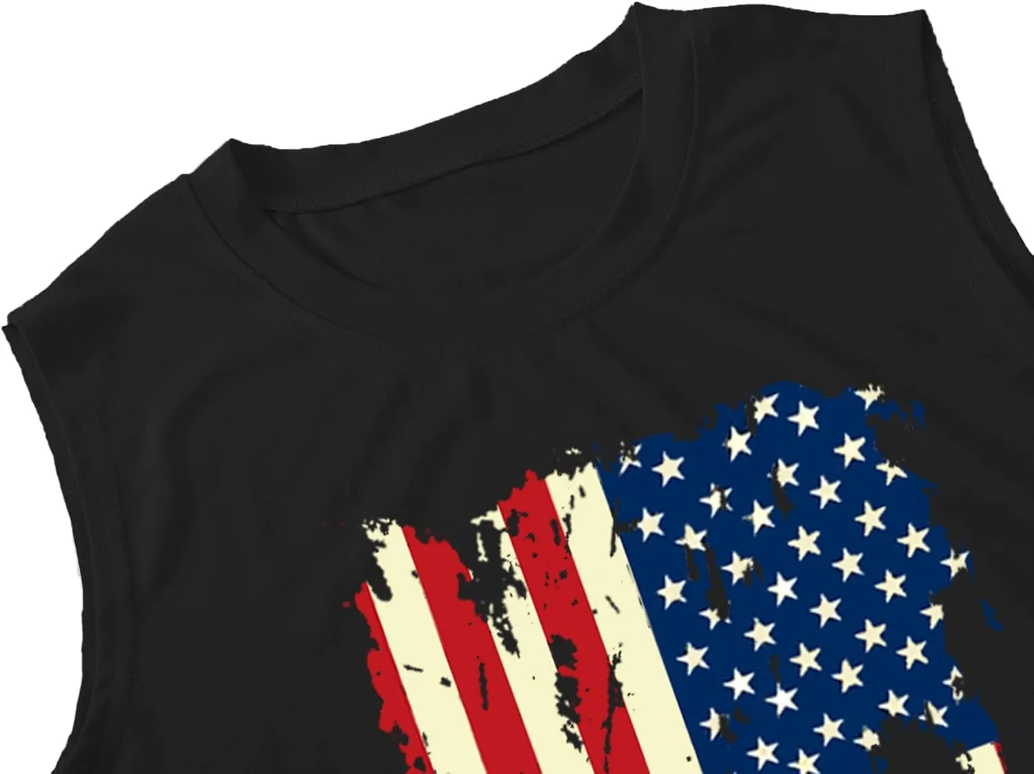 MAIHUN American Flag Tank Tops for Men 4th of July Shirts Patriotic Sleeveless Muscle Tees