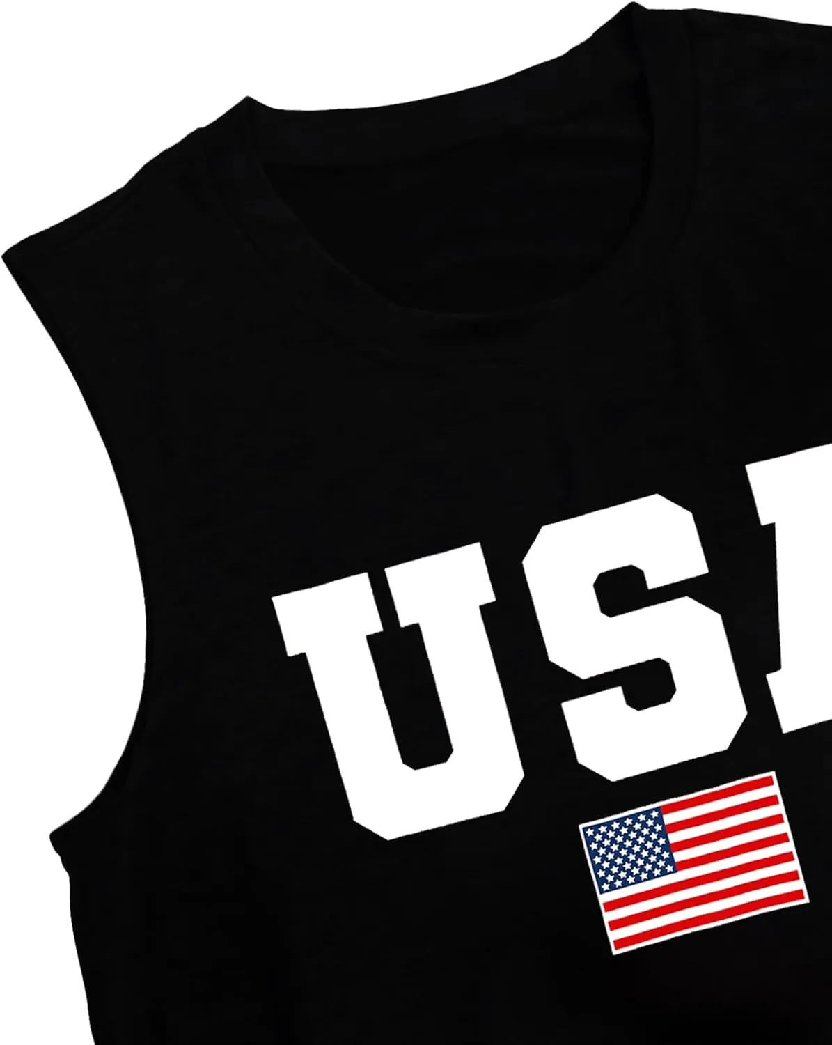 MAIHUN American Flag Tank Tops for Men 4th of July Shirts Patriotic Sleeveless Muscle Tees