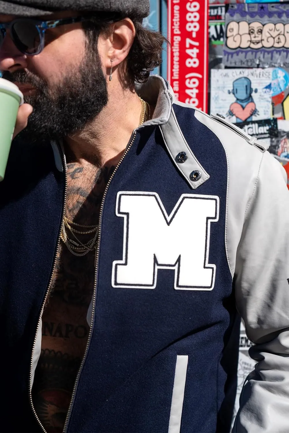Members Only Men's Varsity Jacket