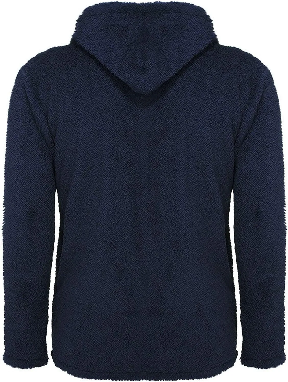 Mens Fluffy Fuzzy Jacket,Plush Fleece Casual Winter Fall Button Up Cardigan Coat Soft Sherpa Outerwear