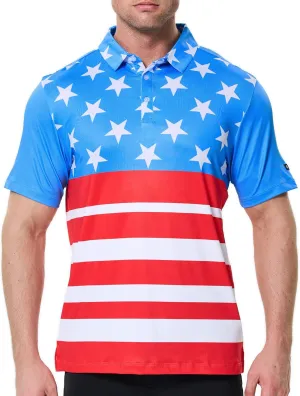 Men's Golf Polo Shirt - Standout Performance Quick-Dry Golf Polo Shirts for Men