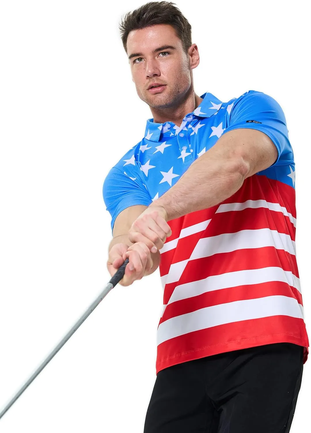 Men's Golf Polo Shirt - Standout Performance Quick-Dry Golf Polo Shirts for Men