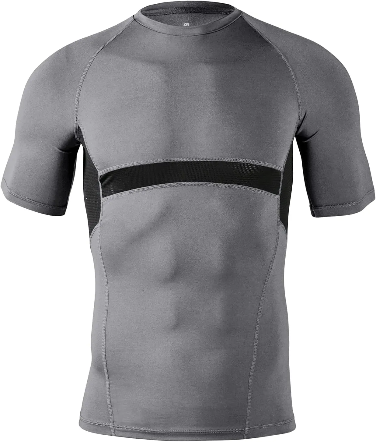 Men's Muscle Fit Tech Tees - Moisture-Wicking, Compression, Breathable Mesh