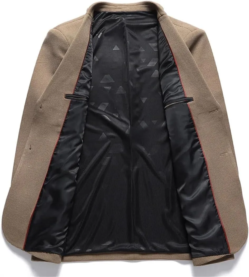 Men's Oversize Blazer Business Casual Long Sleeve Buttons Lapel Sports Suit Jacket