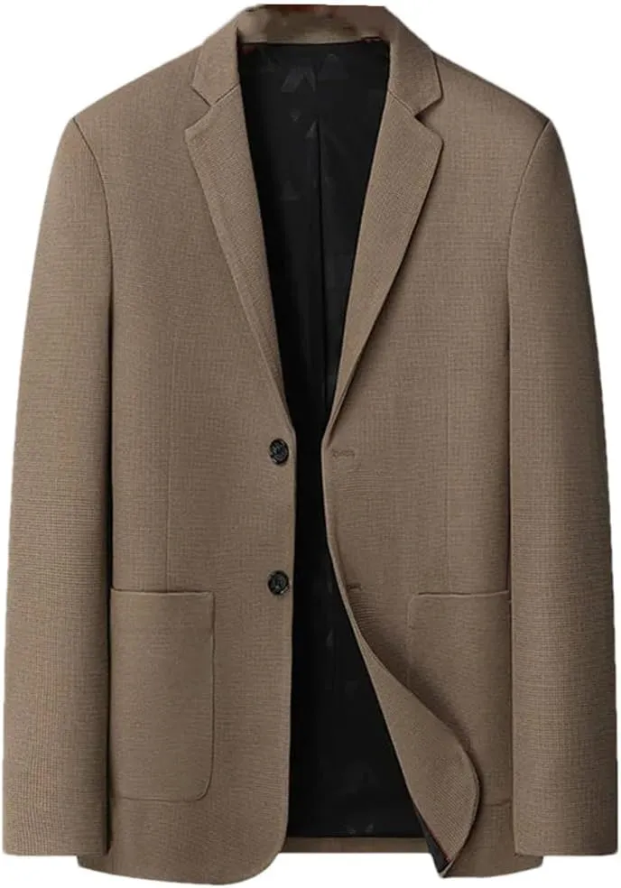 Men's Oversize Blazer Business Casual Long Sleeve Buttons Lapel Sports Suit Jacket