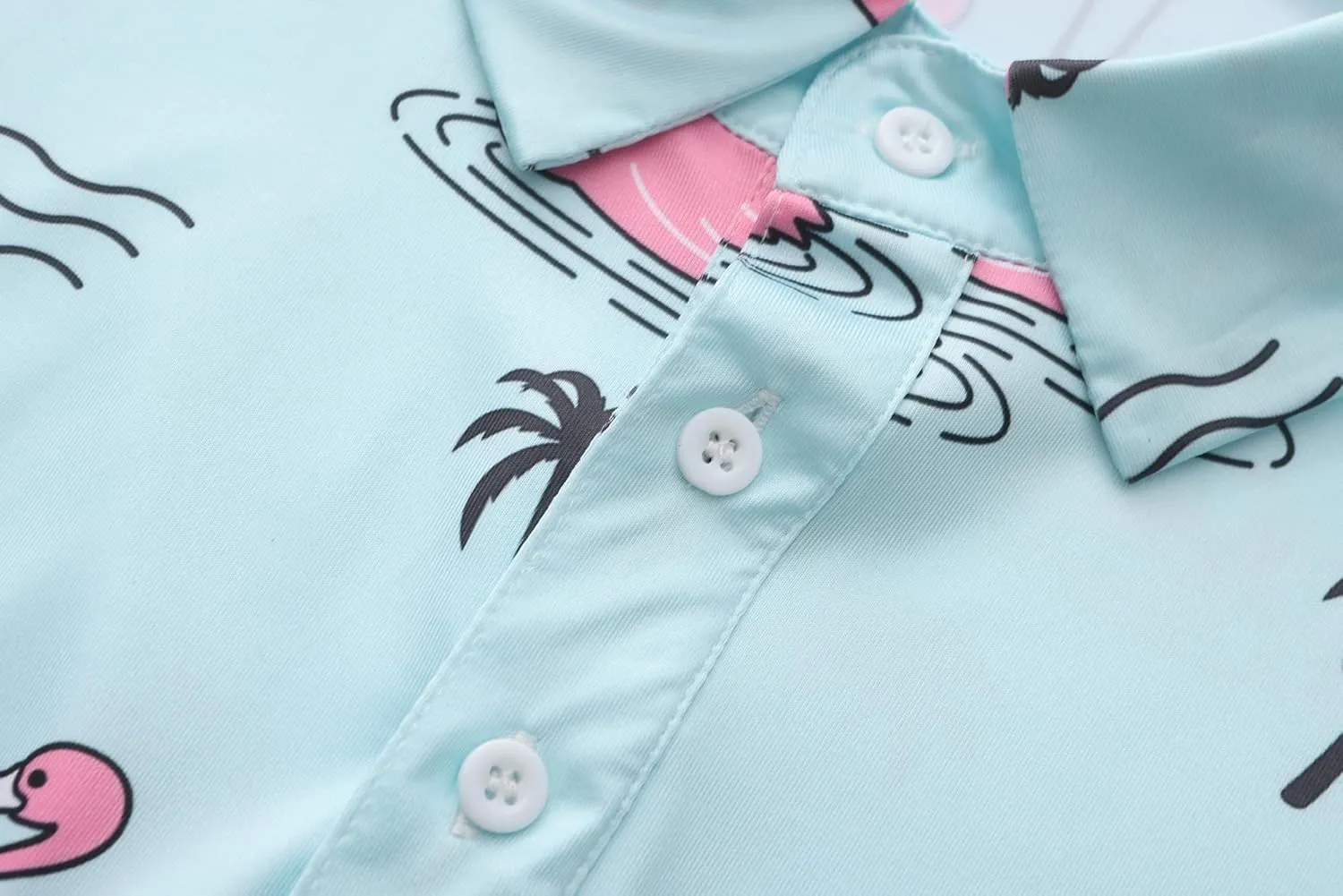 Mens Polo Shirts Funny Golf Shirt for Men Short Sleeve Performance Moisture Wicking Dry Fit Golf Polo Shirts for Men