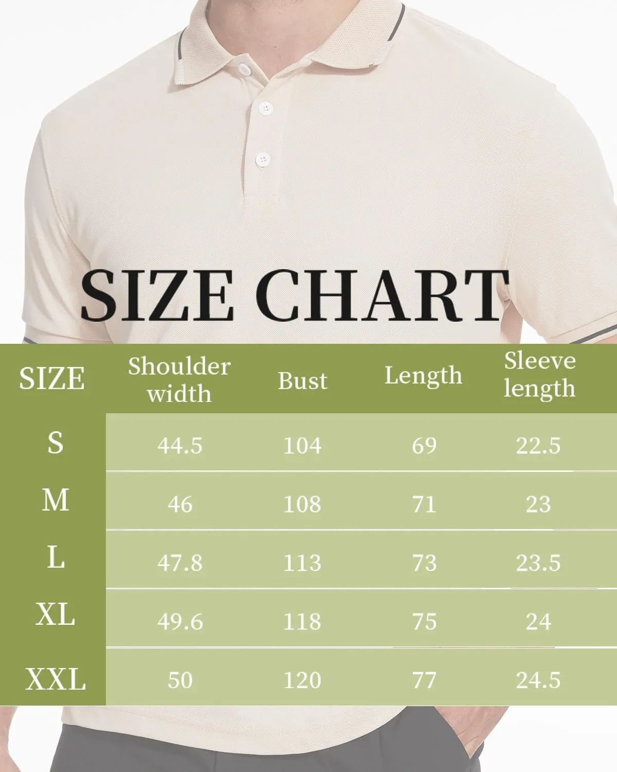 Men's Polo Shirts Quick Dry Moisture Wicking Performance Golf Shirt for Summer Comfort