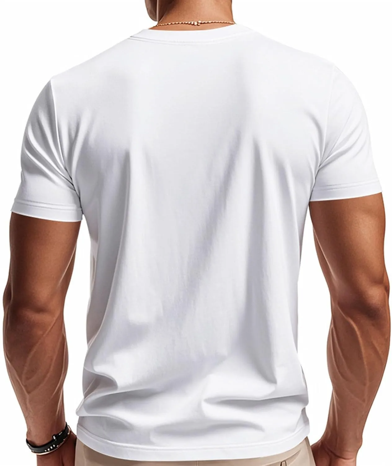 Mens Quick Dry V Neck T-Shirts Gym Workout Sport Breathable Soft Comfy Tees Short Sleeve Running Athletic Casual Top