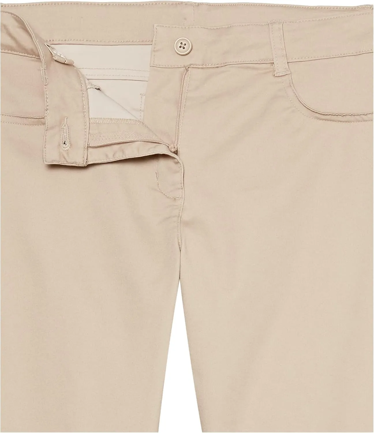 Nautica Girls' Toddler School Uniform Twill Skinny Pants, Comfortable Stretch Material, Wrinkle & Fade Resistant
