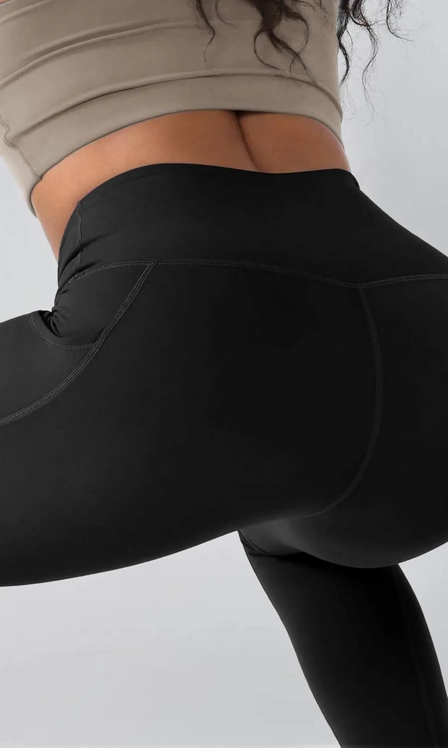 ODODOS ODTHERMAL Women's Fleece Lined Yoga Pants with Pockets - 25" / 28" High Waisted Warm Workout Leggings