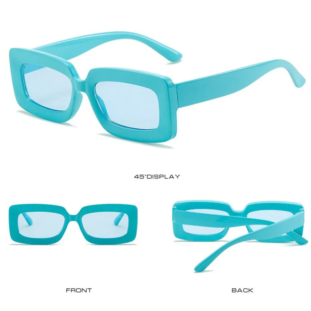 "High Rise" Plastic Frame Sunglasses