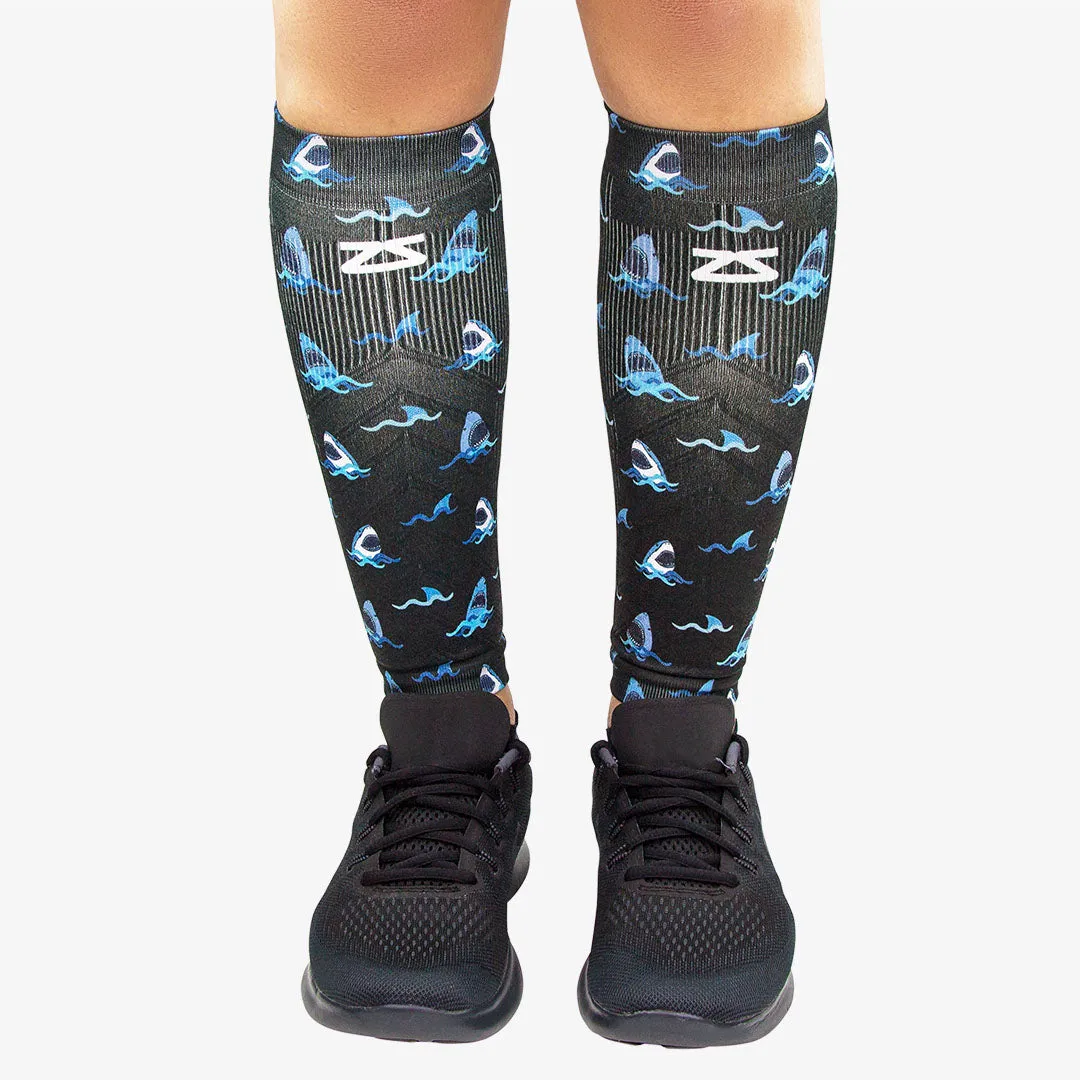 Sharks Compression Leg Sleeves