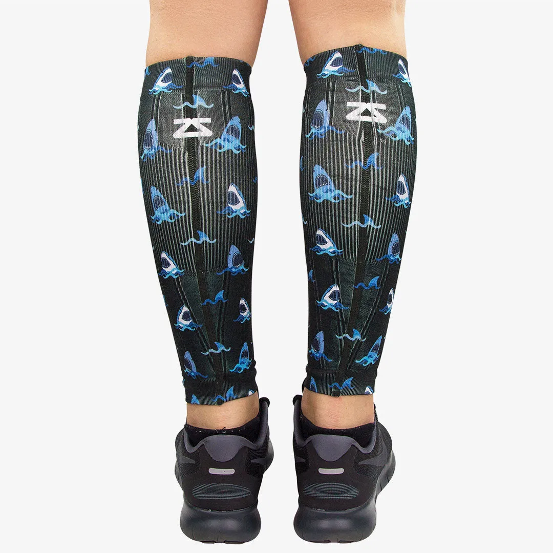 Sharks Compression Leg Sleeves