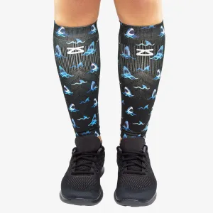 Sharks Compression Leg Sleeves