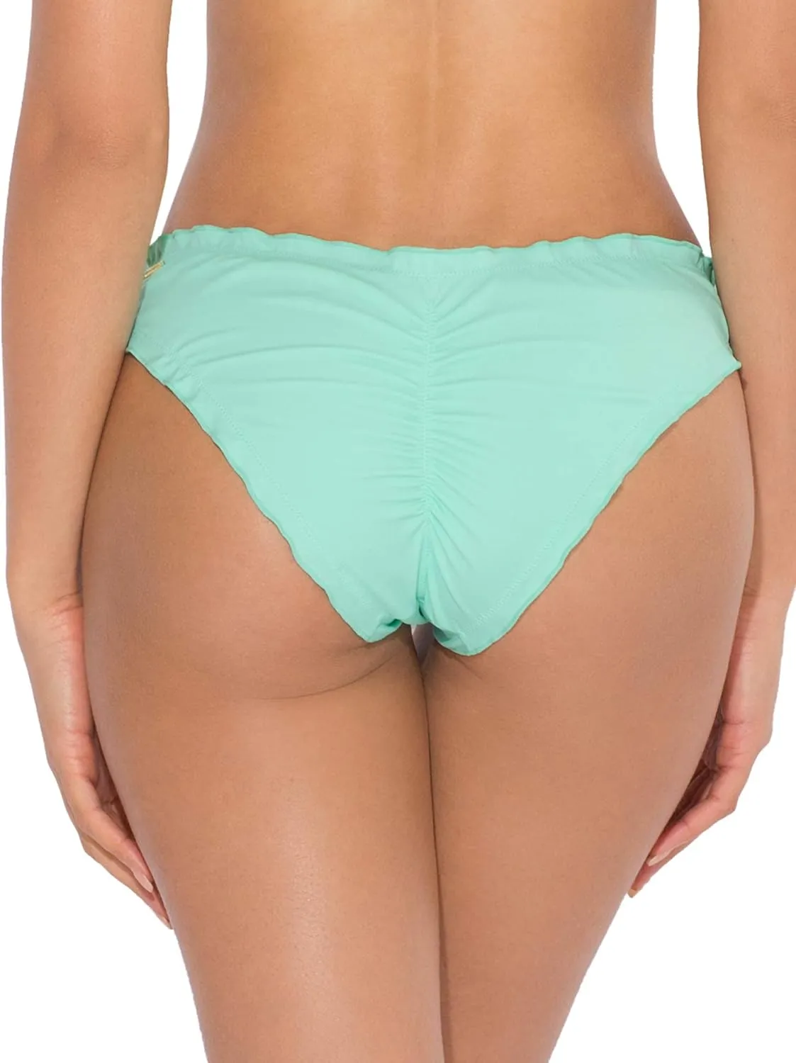 Smart & Sexy Women's Ruffled Swimwear Bikini Bottom  Ruched Back for Shaping and Style