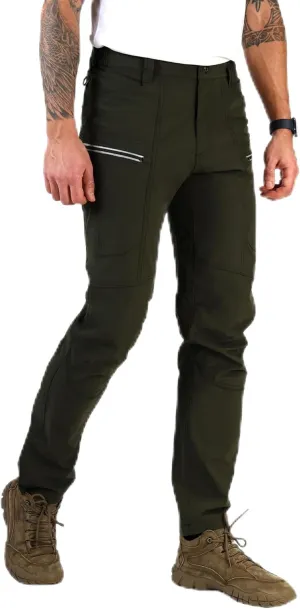 Summer Work Pants for Men Lightweight Stretch Flex Relaxed Fit Water Repellent Construction Cargo Hiking Tactical