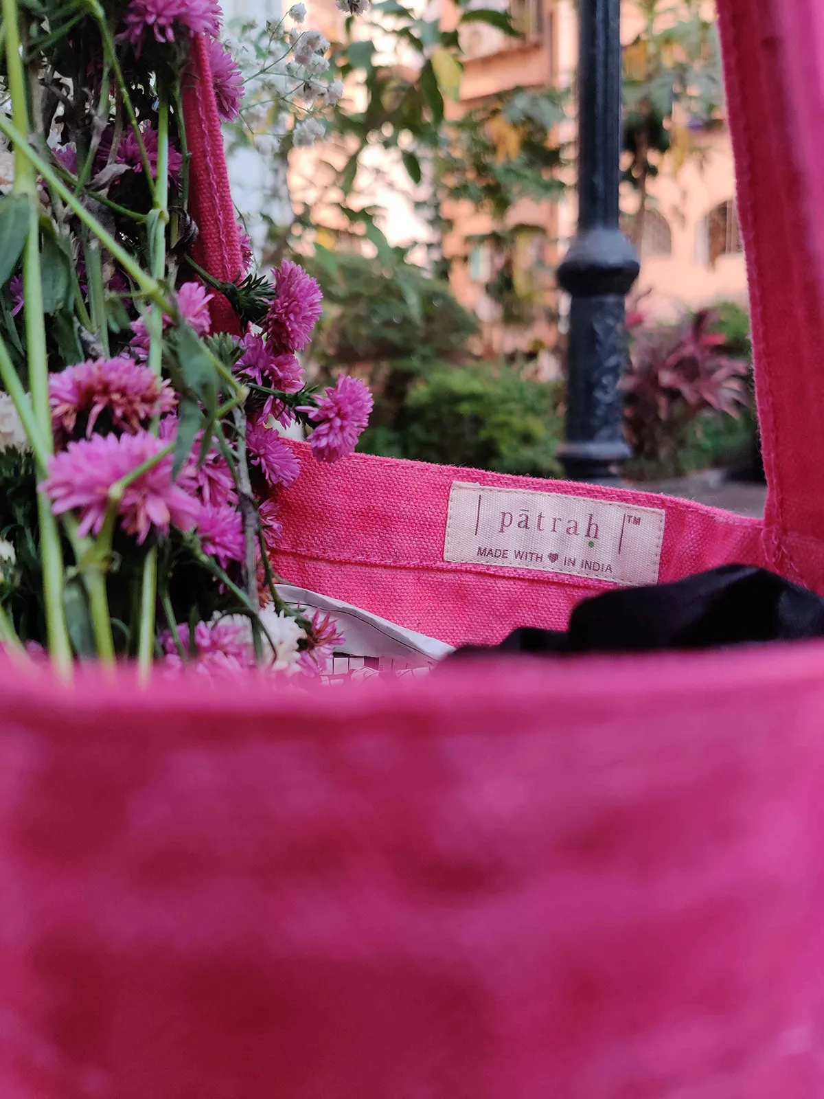 Sunrise Dip Dye Canvas Tote Bag