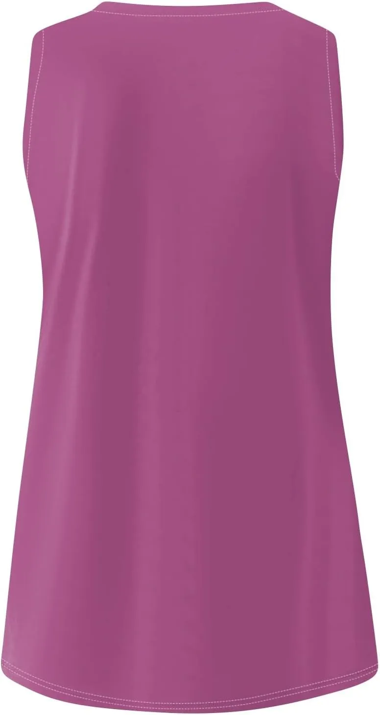 Tank Top Women 2025 Casual Soft Loose Spring Summer V Neck Sleeveless Tee Shirts Basic Trendy Outfits Clothes