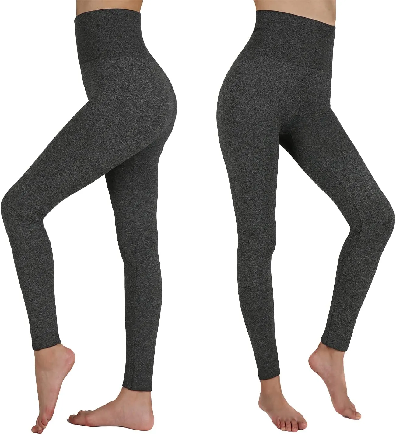 TRIUNION 3 Pack Thermal Fleece Lined Leggings Women High Waisted Tummy Control Winter Warm Yoga Pants for Workout&Running