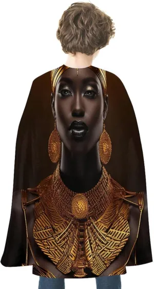 Unisex Halloween Cloak Reversible Vampire Cape Lightweight Comfortable Halloween Witch Cape Cloak Mysterious Beauty Cosplay Costumes for Women Men