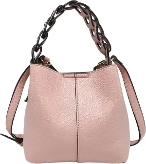 Vegan Leather Bucket Bag by Jen & Co.