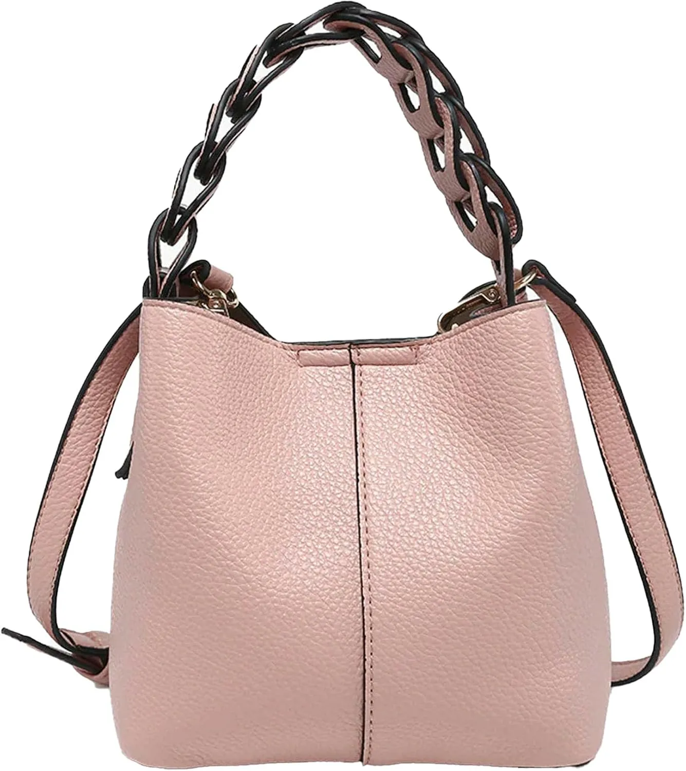 Vegan Leather Bucket Bag by Jen & Co.