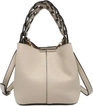 Vegan Leather Bucket Bag by Jen & Co.