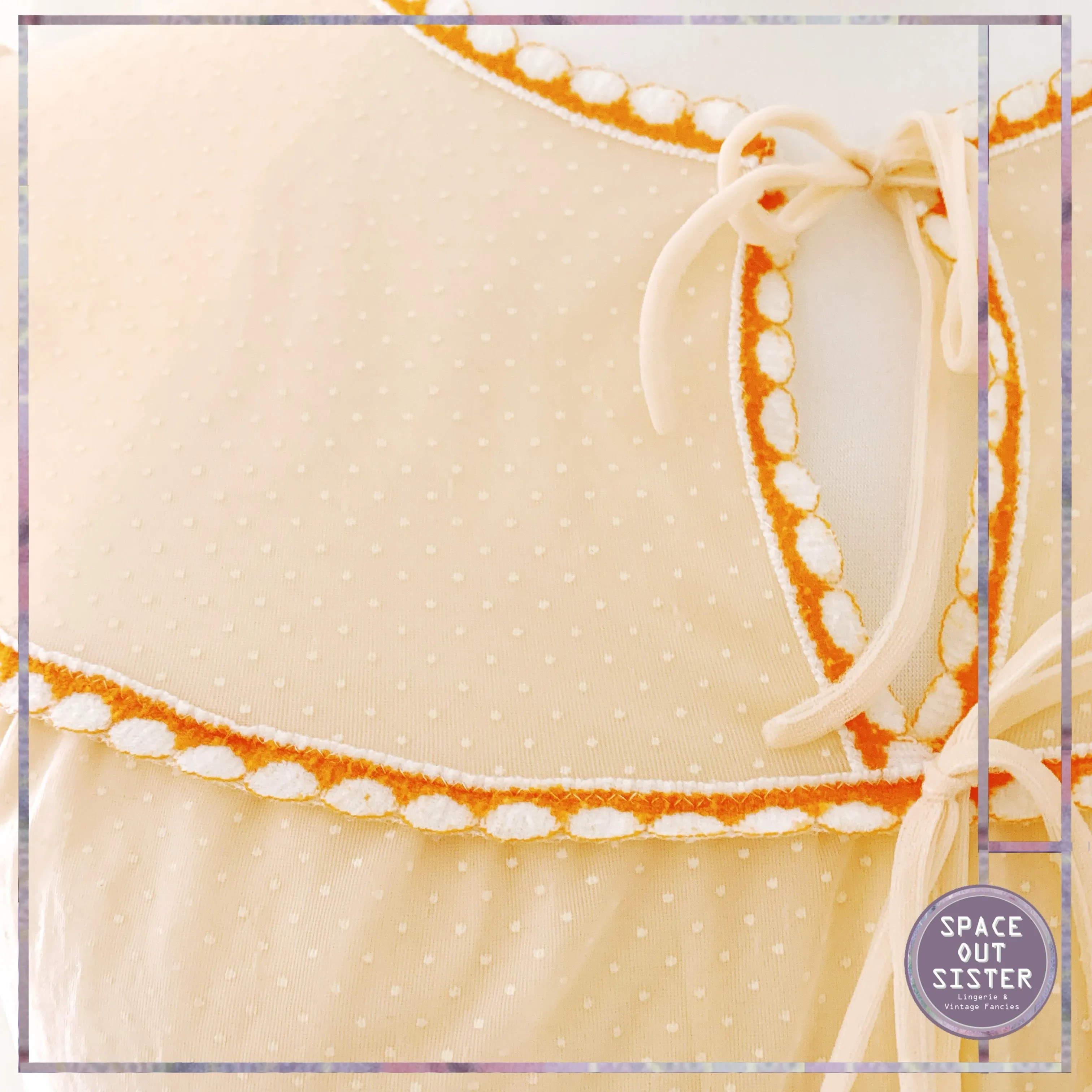 Vintage Peach Bellita Nightdress
