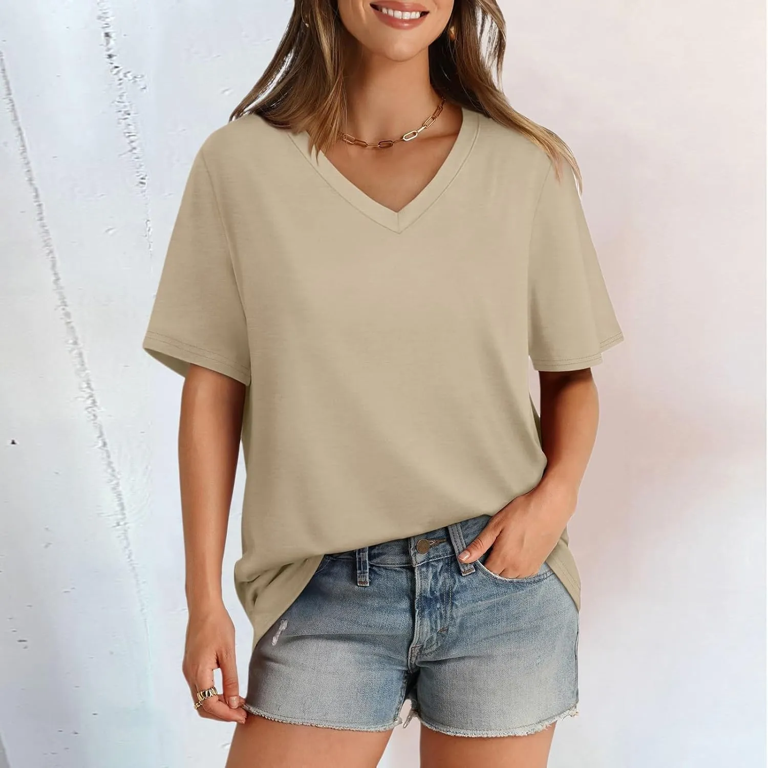 Women Silk Satin Tank Tops Dressy Scoop Neck Camisole Sleeveless Blouses Shirts Casual Summer 3/4 Sleeve T Shirts for Women
