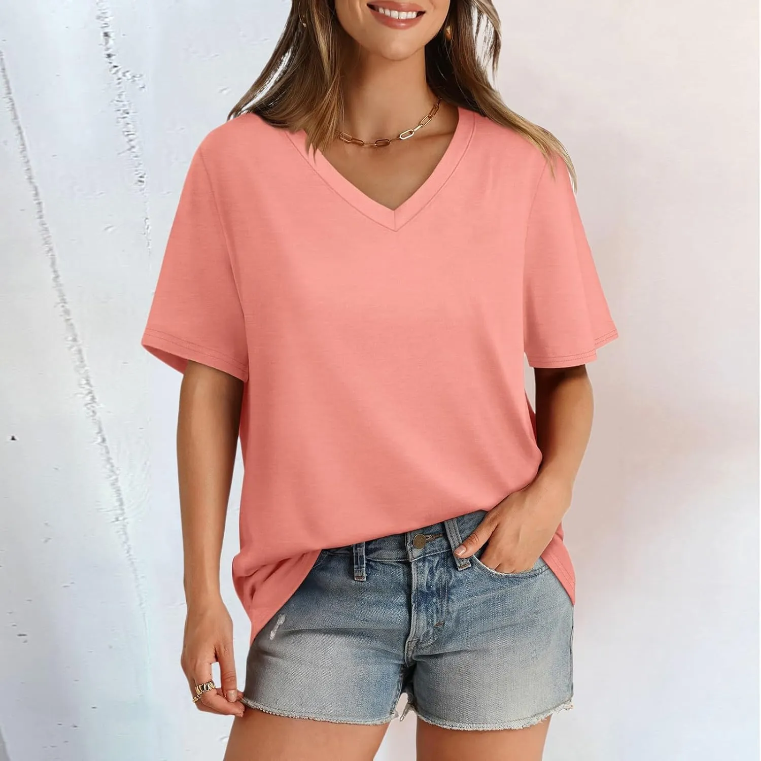 Women Silk Satin Tank Tops Dressy Scoop Neck Camisole Sleeveless Blouses Shirts Casual Summer 3/4 Sleeve T Shirts for Women