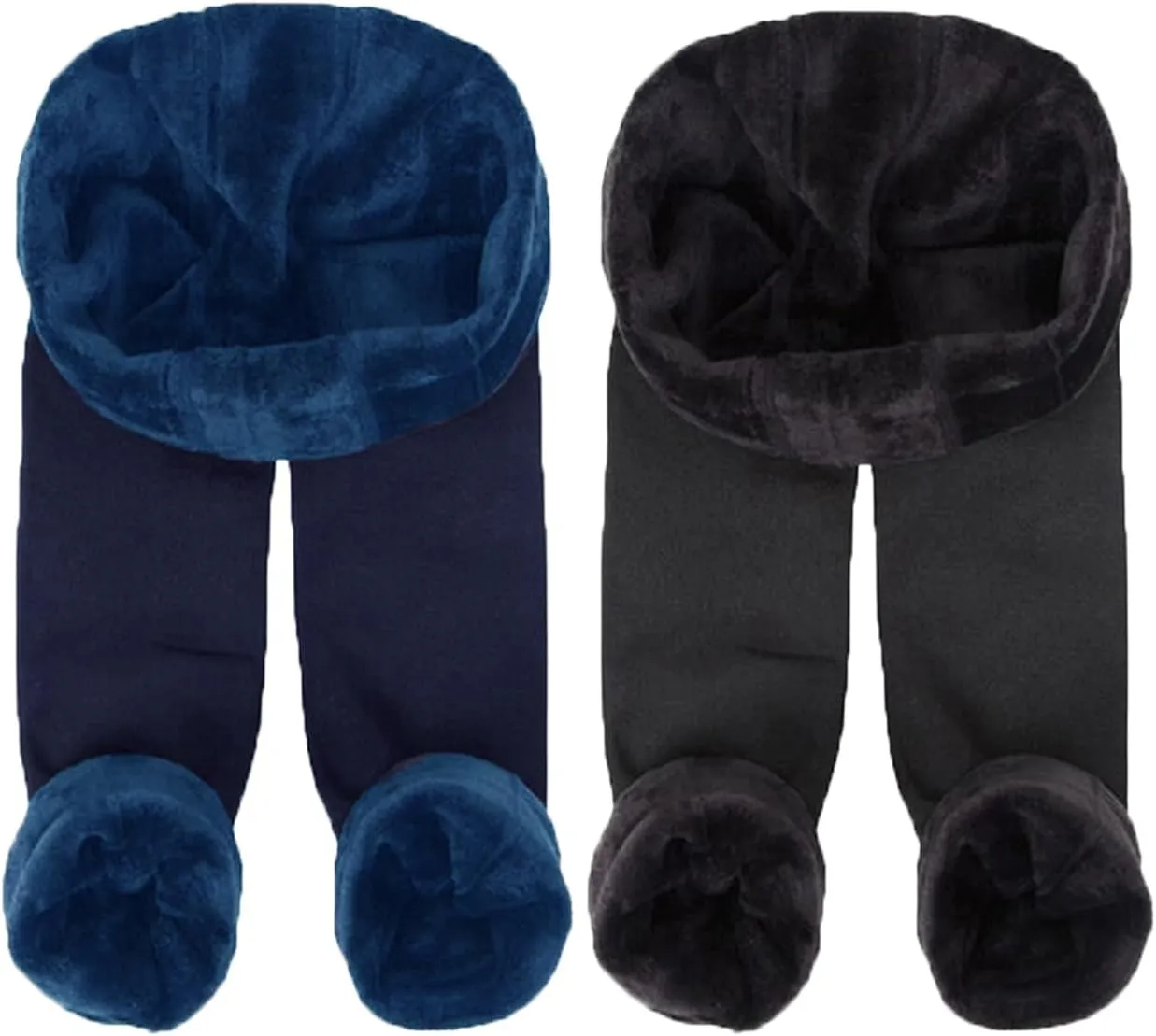 Women Winter Warm Leggings Elastic Thick Velvet Thermal Legging Pants Fleece Lined Tights