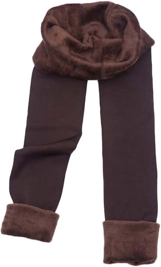 Women Winter Warm Leggings Elastic Thick Velvet Thermal Legging Pants Fleece Lined Tights