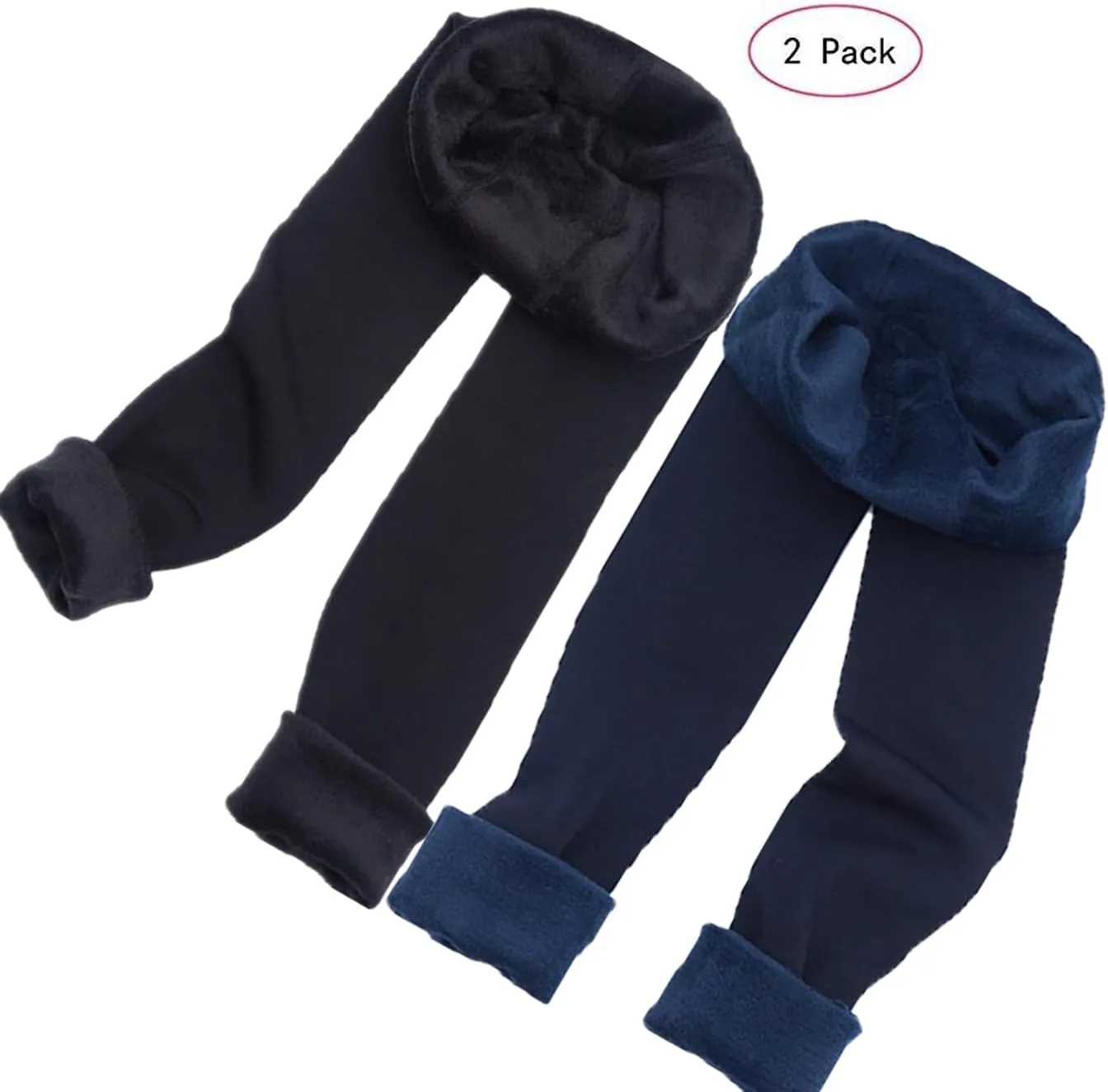 Women Winter Warm Leggings Elastic Thick Velvet Thermal Legging Pants Fleece Lined Tights