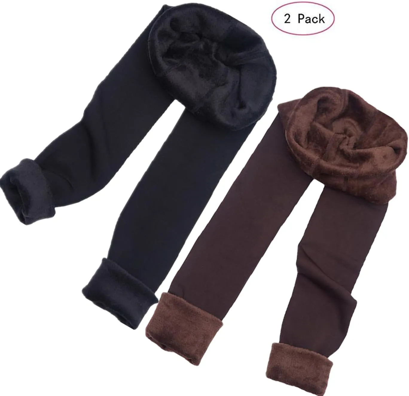 Women Winter Warm Leggings Elastic Thick Velvet Thermal Legging Pants Fleece Lined Tights
