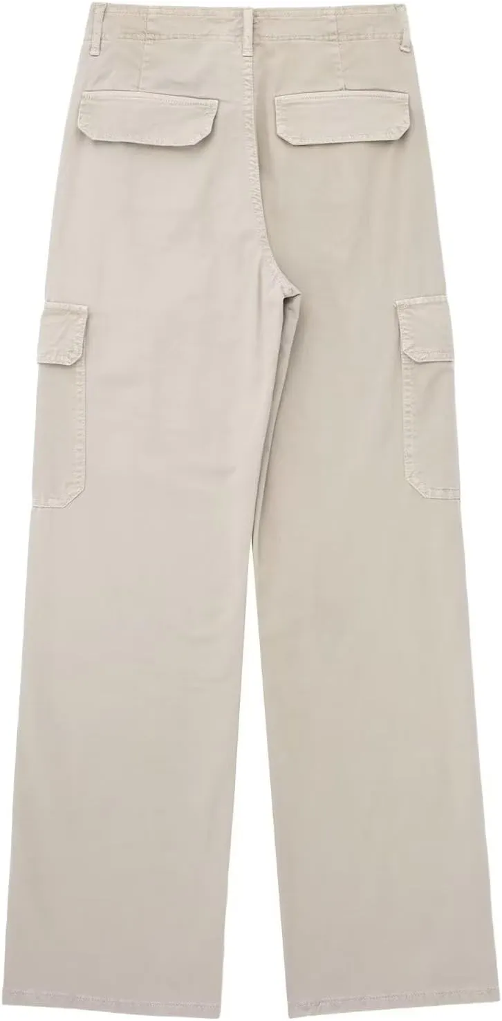 Women's Cargo Pants High Waisted Baggy Cargo Jeans Casual Pockets Straight Wide Leg Y2k Streetwear Trendy Trousers