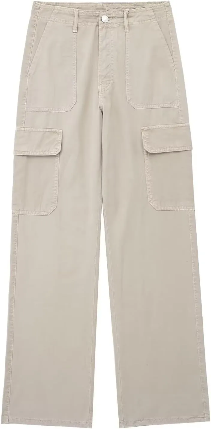 Women's Cargo Pants High Waisted Baggy Cargo Jeans Casual Pockets Straight Wide Leg Y2k Streetwear Trendy Trousers