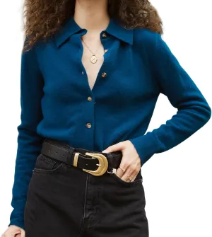 Womens Wool Cashmere Cardigan Sweaters Fall Elegant Soft Tops Lightweight Cardigans Casual Button Down Knit Sweater