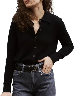 Womens Wool Cashmere Cardigan Sweaters Fall Elegant Soft Tops Lightweight Cardigans Casual Button Down Knit Sweater