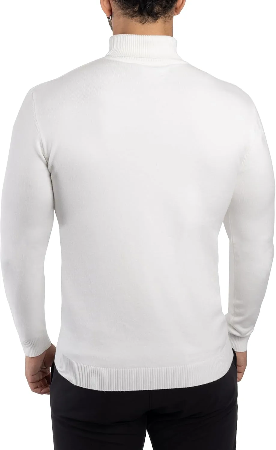 X RAY Mens Turtleneck, Soft Slim Fit Pullover Top, Basic Turtle Neck Sweater for Men