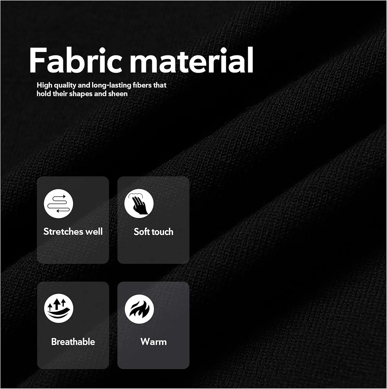 X RAY Mens Turtleneck, Soft Slim Fit Pullover Top, Basic Turtle Neck Sweater for Men