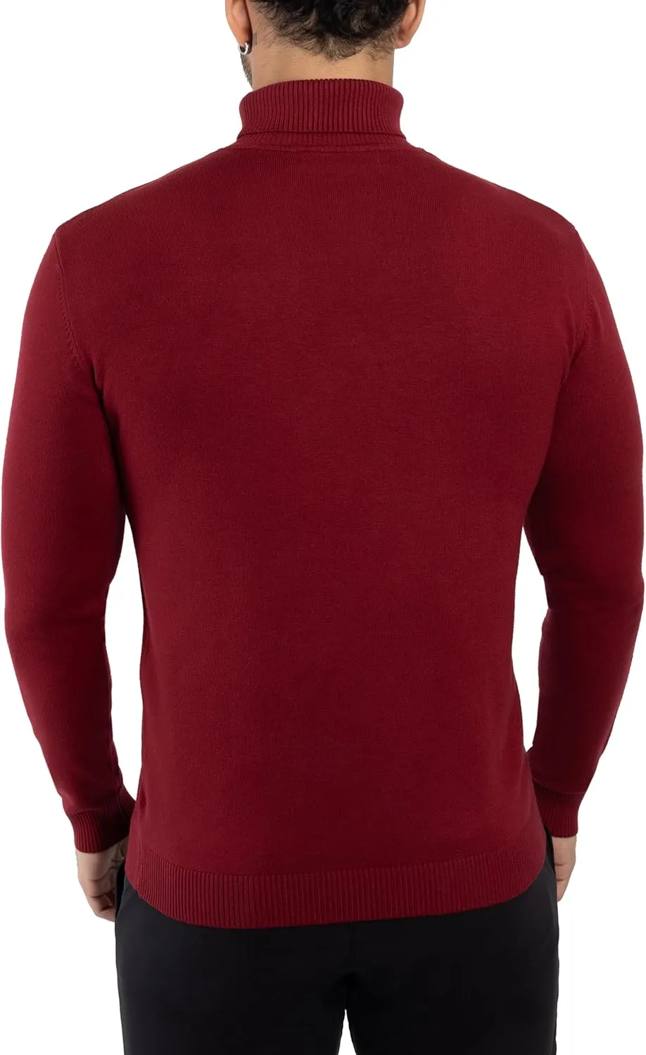 X RAY Mens Turtleneck, Soft Slim Fit Pullover Top, Basic Turtle Neck Sweater for Men