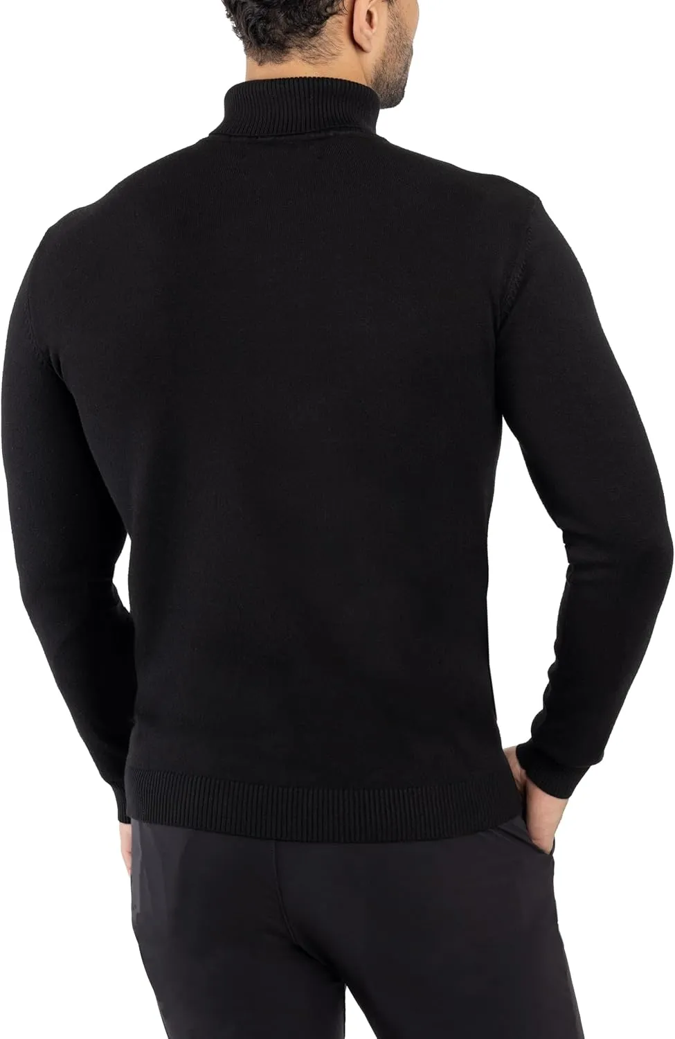 X RAY Mens Turtleneck, Soft Slim Fit Pullover Top, Basic Turtle Neck Sweater for Men